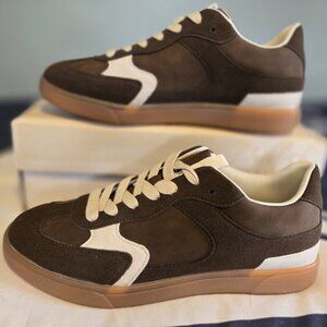 Blowfish MALIBU Tastic Espresso/Gum Faux Suede Lace-Up Retro Casual Comfort Shoe